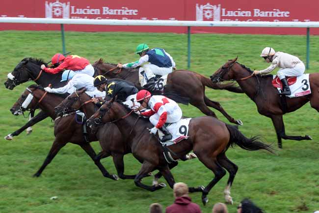 Arrivée quinté pmu PRIX QUINCEY LUCIEN BARRIERE à DEAUVILLE