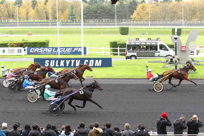 Arrivée quinté pmu PRIX DE JULLOUVILLE à PARIS-VINCENNES