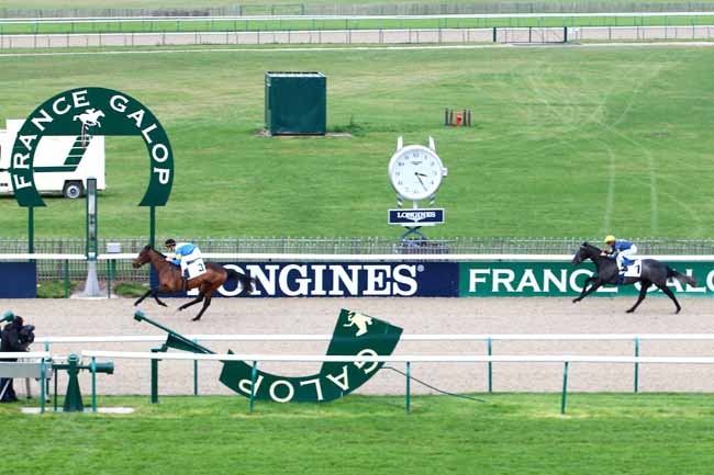 Arrivée quinté pmu PRIX DE LA VOIE DU GARDE à CHANTILLY