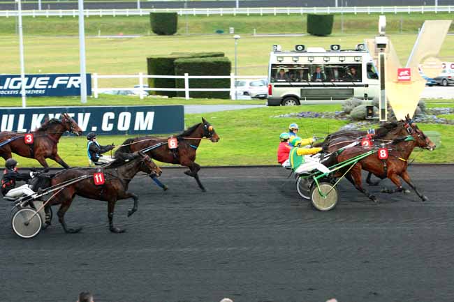 Arrivée quinté pmu PRIX DE MAURIAC à PARIS-VINCENNES
