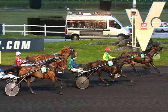 Arrivée quinté pmu PRIX DE VILLEREAL à PARIS-VINCENNES