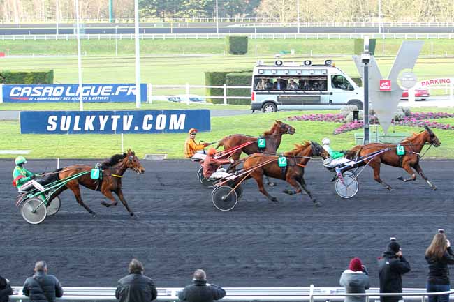 Arrivée quinté pmu PRIX DES ROUGES TERRES à PARIS-VINCENNES