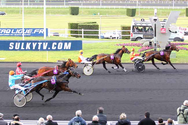 Arrivée quinté pmu PRIX DU BOUSCAT à PARIS-VINCENNES