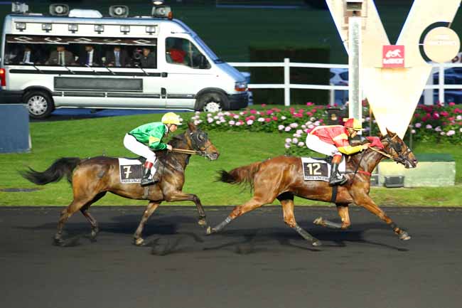Arrivée quinté pmu PRIX HARMONIA à PARIS-VINCENNES