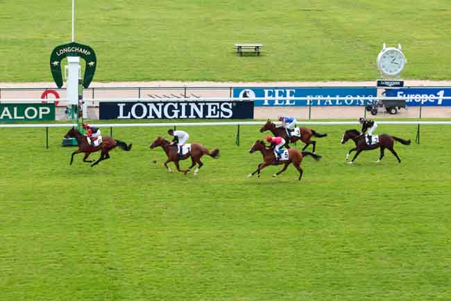 Arrivée quinté pmu PRIX DES VIGNES à LONGCHAMP