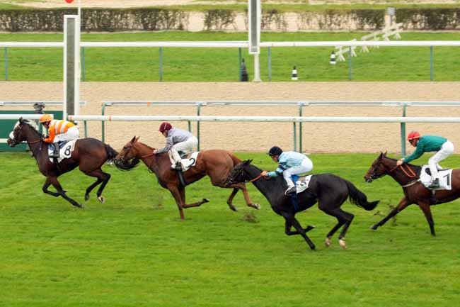 Photo d'arrivée de la course pmu PRIX DES RESERVOIRS à DEAUVILLE le Mercredi 21 octobre 2015