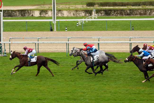 Photo d'arrivée de la course pmu PRIX VULCAIN à DEAUVILLE le Mercredi 21 octobre 2015