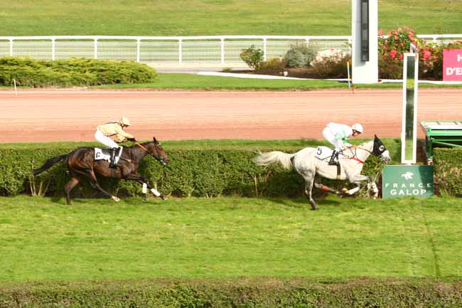 Photo d'arrivée de la course pmu PRIX ROGER SAINT à ENGHIEN le Samedi 24 octobre 2015