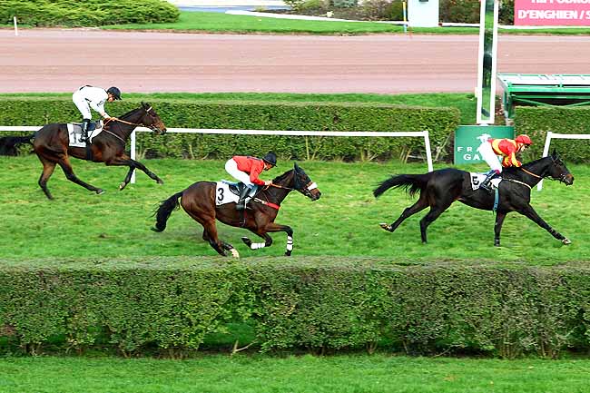 Photo d'arrivée de la course pmu PRIX VERDI à ENGHIEN le Mercredi 4 novembre 2015
