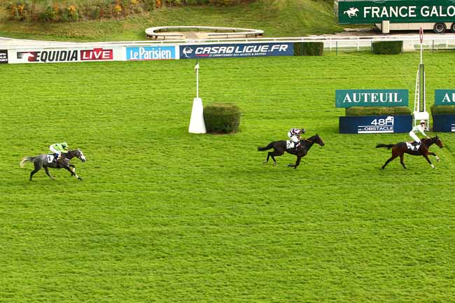 Photo d'arrivée de la course pmu 115E PRIX DE FRANCE à AUTEUIL le Samedi 7 novembre 2015