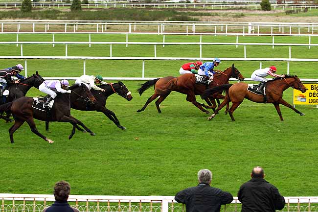 Photo d'arrivée de la course pmu PRIX DE VICHY à FONTAINEBLEAU le Jeudi 19 novembre 2015