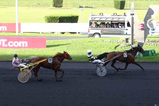 Photo d'arrivée de la course pmu PRIX DE RANES à PARIS-VINCENNES le Vendredi 15 janvier 2016