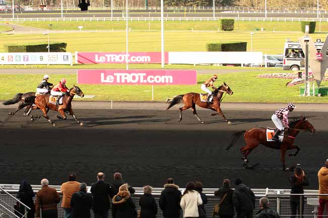 Photo d'arrivée de la course pmu PRIX DE LANNEMEZAN à PARIS-VINCENNES le Samedi 6 février 2016