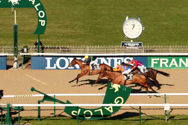 Photo d'arrivée de la course pmu PRIX DE VILAINES-SOUS-BOIS à CHANTILLY le Mardi 16 février 2016