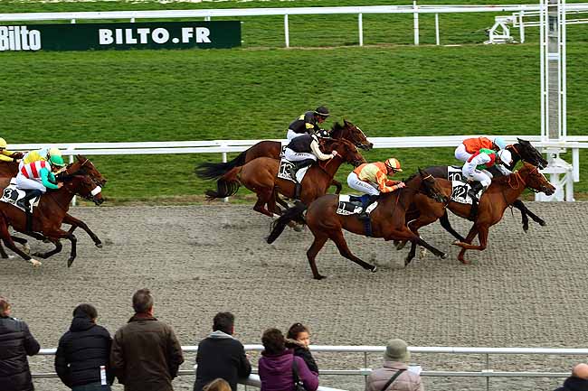 Photo d'arrivée de la course pmu PRIX DES CROCUS à CAGNES-SUR-MER le Mercredi 17 février 2016