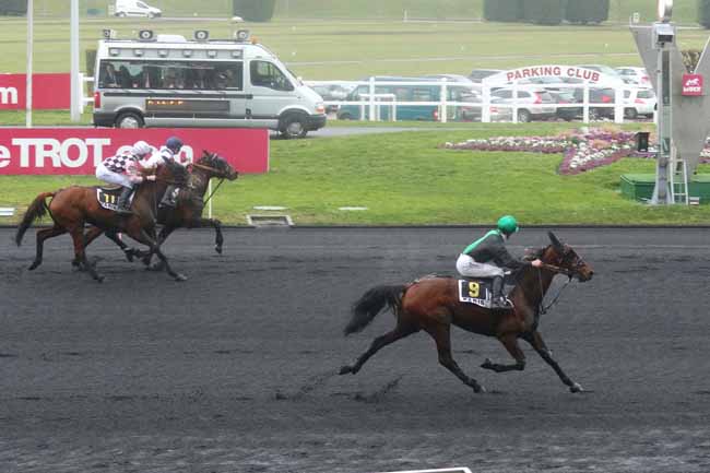 Photo d'arrivée de la course pmu PRIX DE FALAISE à PARIS-VINCENNES le Jeudi 18 février 2016