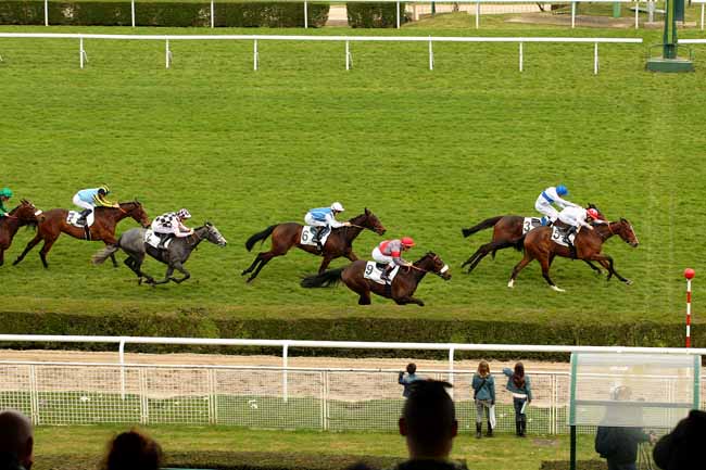 Photo d'arrivée de la course pmu PRIX DE SEVRES à SAINT-CLOUD le Dimanche 3 avril 2016