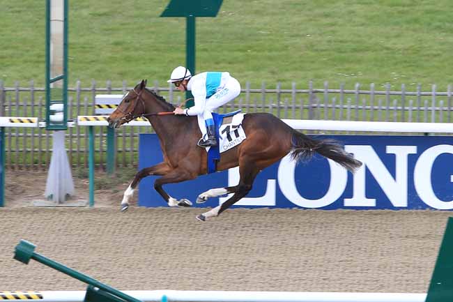Photo d'arrivée de la course pmu PRIX DE LA SERPENTINE à CHANTILLY le Lundi 4 avril 2016