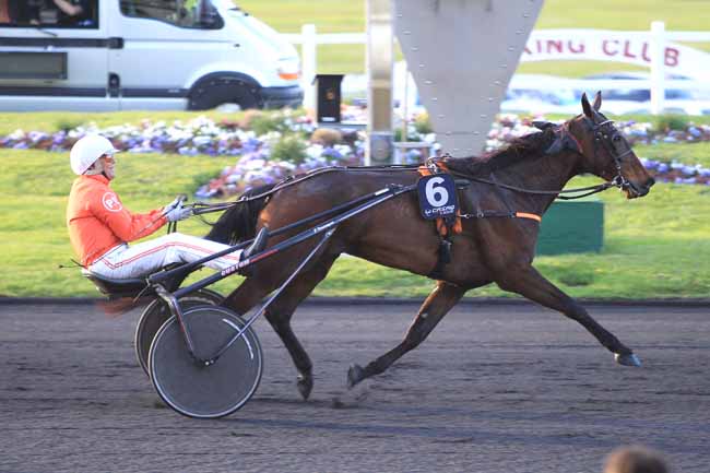 Photo d'arrivée de la course pmu PRIX JEAN RIAUD à PARIS-VINCENNES le Vendredi 15 avril 2016