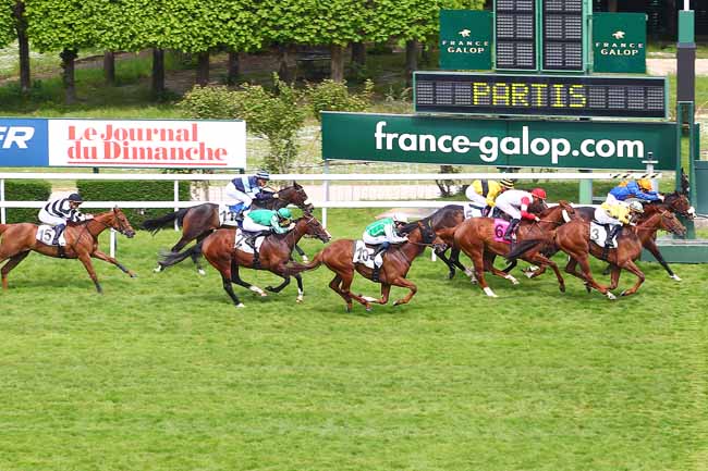 Photo d'arrivée de la course pmu PRIX DU BEL AIR à SAINT-CLOUD le Dimanche 8 mai 2016
