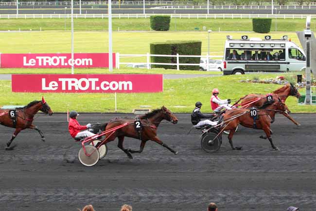 Photo d'arrivée de la course pmu PRIX DE MAMERS à PARIS-VINCENNES le Samedi 14 mai 2016