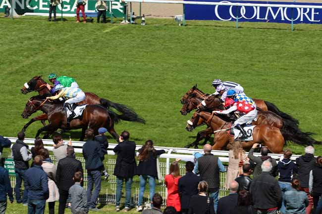 Photo d'arrivée de la course pmu PRIX DE SAINT-GEORGES à DEAUVILLE le Lundi 16 mai 2016