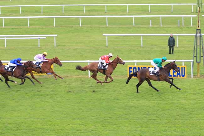 Photo d'arrivée de la course pmu PRIX DE LA PLATIERE D'APREMONT à FONTAINEBLEAU le Jeudi 19 mai 2016