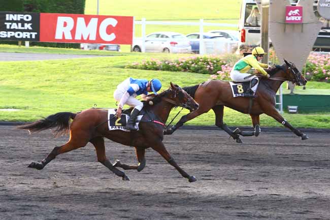 Photo d'arrivée de la course pmu PRIX MUTUS à PARIS-VINCENNES le Vendredi 24 juin 2016