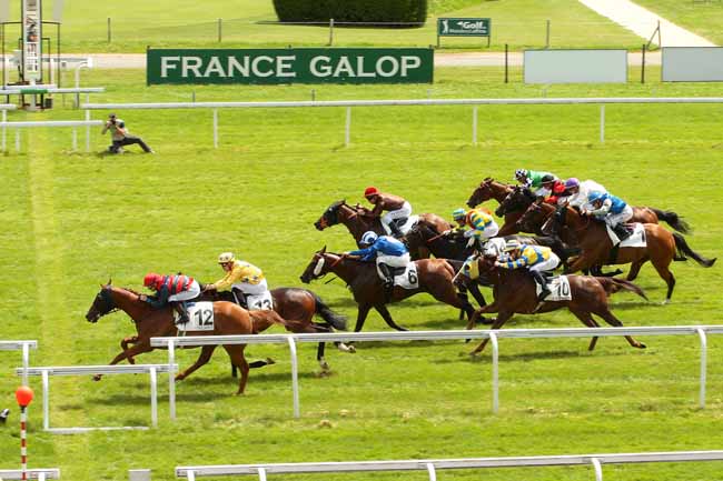 Photo d'arrivée de la course pmu PRIX DE LA FORET DE SAINT-GERMAIN à MAISONS-LAFFITTE le Mercredi 29 juin 2016