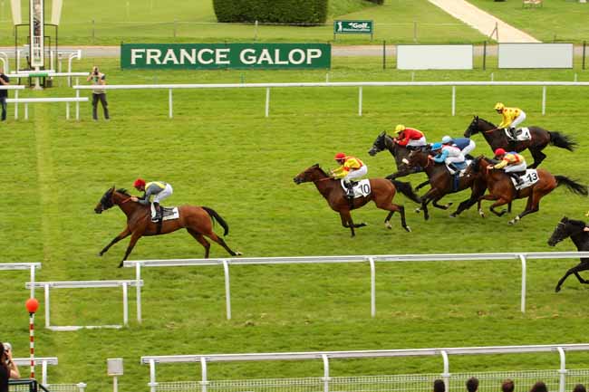 Photo d'arrivée de la course pmu PRIX DE LA FORET DE MARLY à MAISONS-LAFFITTE le Mercredi 29 juin 2016