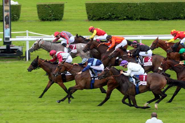 Photo d'arrivée de la course pmu PRIX DE SAINT-HYMER à CLAIREFONTAINE le Vendredi 1 juillet 2016