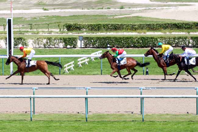 Photo d'arrivée de la course pmu PRIX DU FEUILLARD à DEAUVILLE le Mercredi 6 juillet 2016
