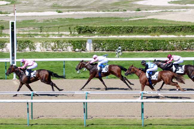 Photo d'arrivée de la course pmu PRIX DE FIQUEFLEUR à DEAUVILLE le Mercredi 6 juillet 2016