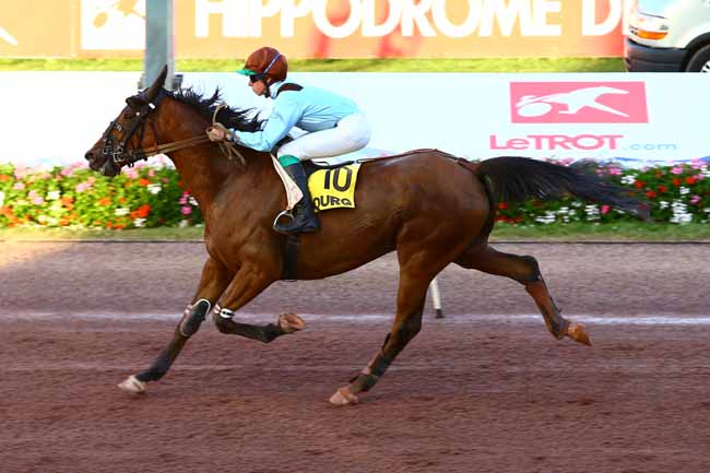 Photo d'arrivée de la course pmu PRIX DES HELIANTHES à CABOURG le Vendredi 5 août 2016