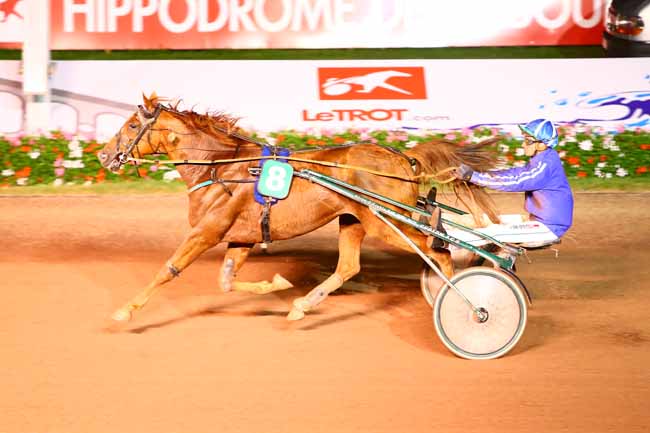 Photo d'arrivée de la course pmu PRIX DES LIS à CABOURG le Vendredi 5 août 2016