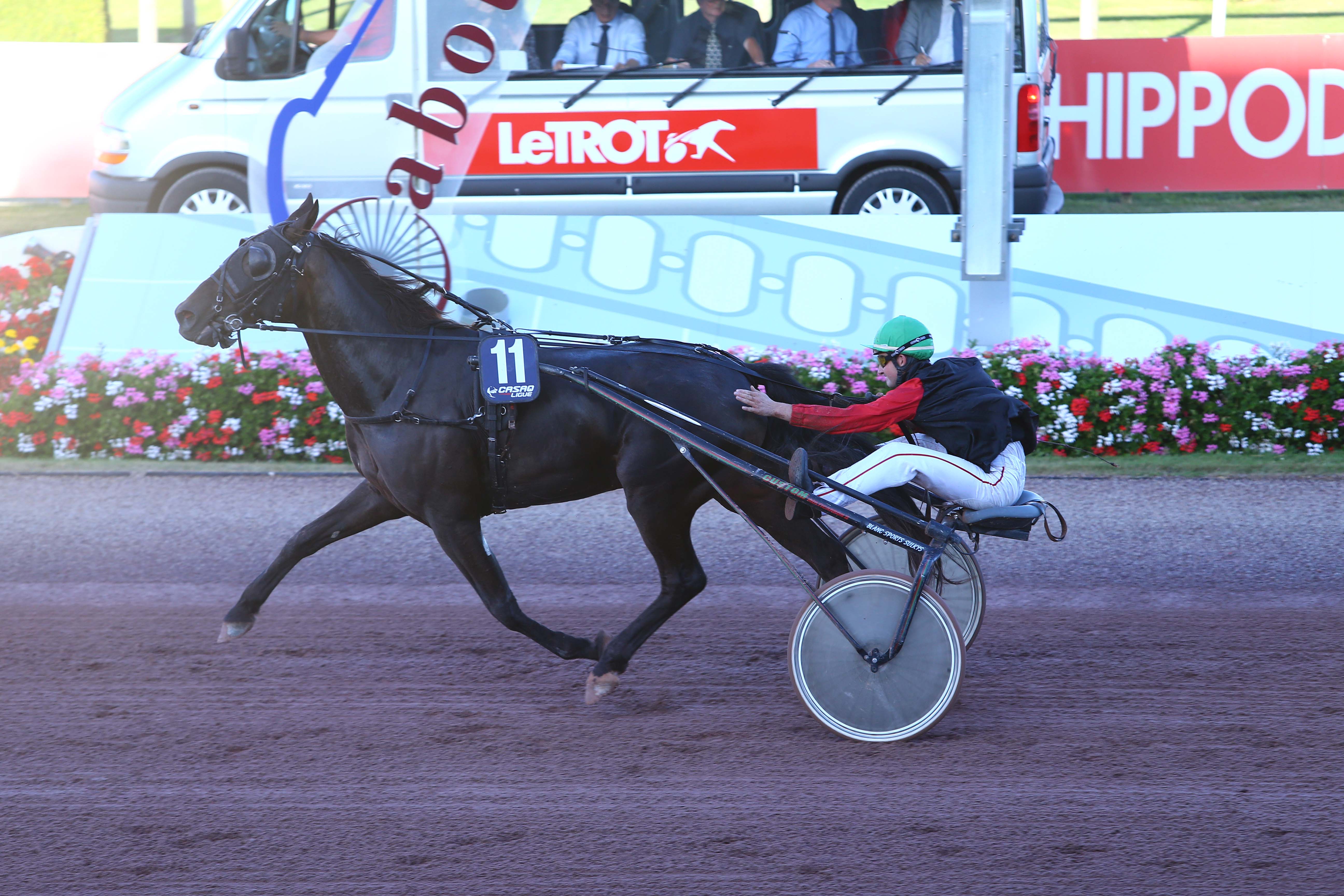 Photo d'arrivée de la course pmu PRIX BRUNO COQUATRIX à CABOURG le Vendredi 12 août 2016