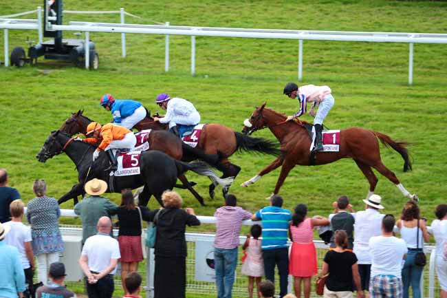 Photo d'arrivée de la course pmu PRIX LIEU DES FIEFFES à CLAIREFONTAINE le Mercredi 17 août 2016