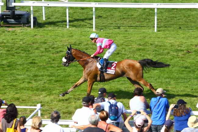 Photo d'arrivée de la course pmu PRIX DES VILLAS à CLAIREFONTAINE le Jeudi 25 août 2016