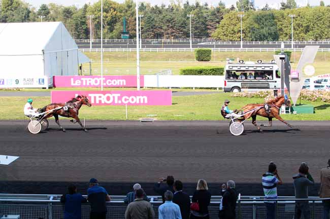 Photo d'arrivée de la course pmu PRIX DE GAILLON à PARIS-VINCENNES le Jeudi 22 septembre 2016
