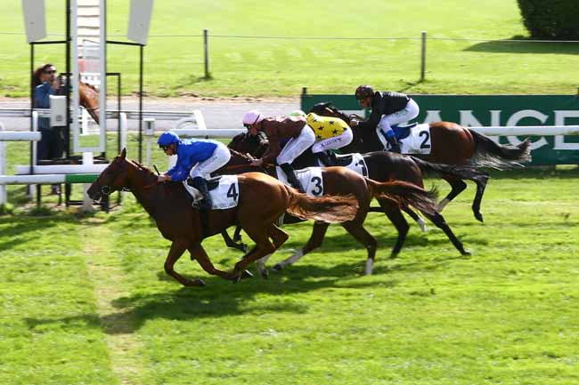 Photo d'arrivée de la course pmu PRIX LE PACHA à MAISONS-LAFFITTE le Lundi 26 septembre 2016