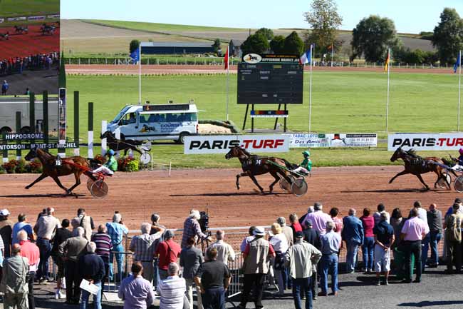 Photo d'arrivée de la course pmu PRIX TAITTINGER à LE MONT SAINT MICHEL le Mercredi 28 septembre 2016