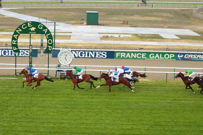 Photo d'arrivée de la course pmu PRIX DE L'ARGILIERE à CHANTILLY le Samedi 8 octobre 2016
