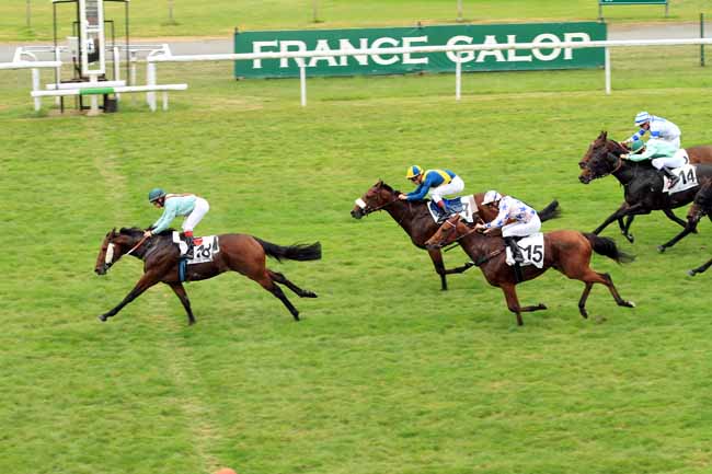 Photo d'arrivée de la course pmu PRIX DE GRISY à MAISONS-LAFFITTE le Vendredi 14 octobre 2016