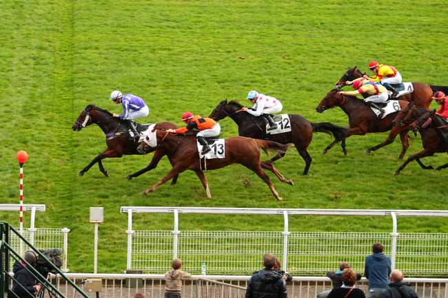 Photo d'arrivée de la course pmu PRIX DE MAURIES à MAISONS-LAFFITTE le Jeudi 27 octobre 2016