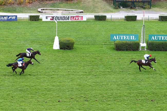 Photo d'arrivée de la course pmu PRIX TRIQUERVILLE à AUTEUIL le Vendredi 28 octobre 2016