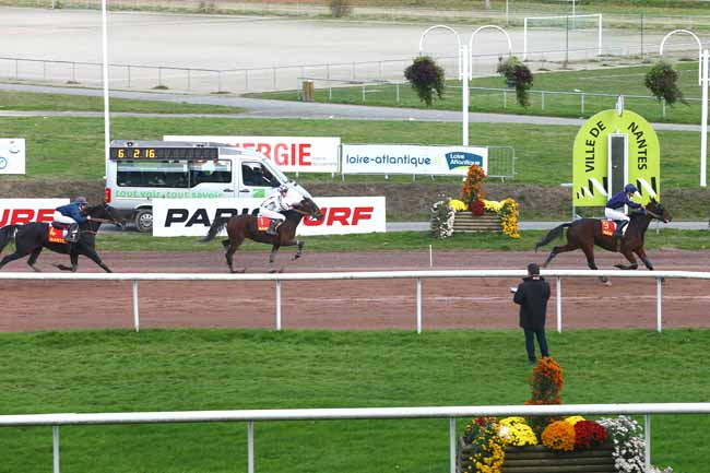 Photo d'arrivée de la course pmu PRIX HIT WEST à NANTES le Mercredi 9 novembre 2016