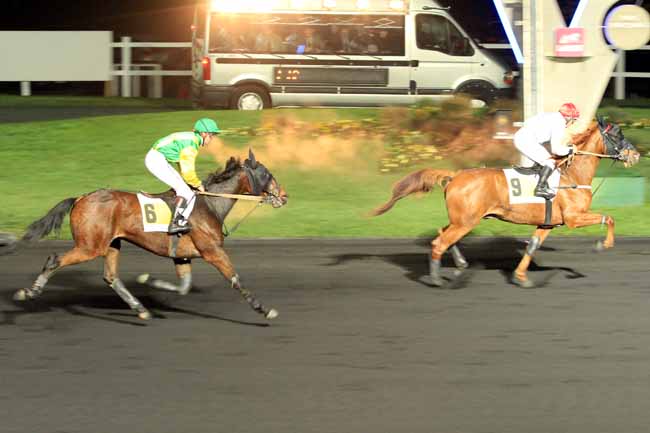 Photo d'arrivée de la course pmu PRIX SOPHIA à PARIS-VINCENNES le Vendredi 11 novembre 2016