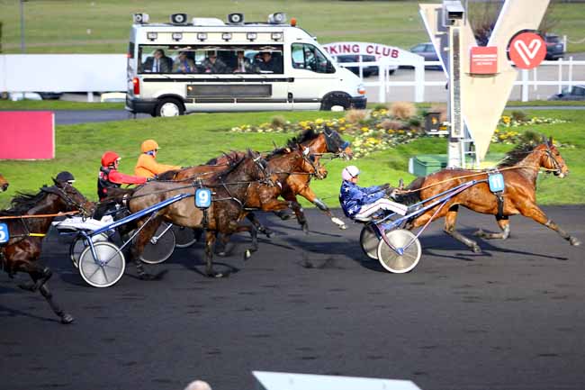 Photo d'arrivée de la course pmu PRIX DE DECIZE à PARIS-VINCENNES le Lundi 12 décembre 2016