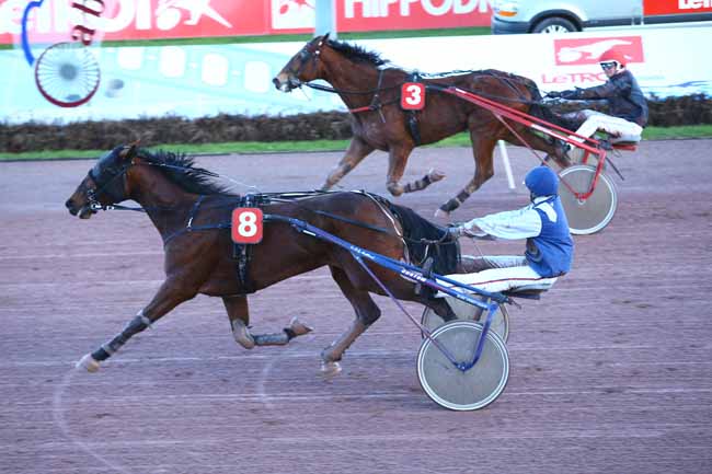Photo d'arrivée de la course pmu PRIX DES SILENES à CABOURG le Jeudi 22 décembre 2016