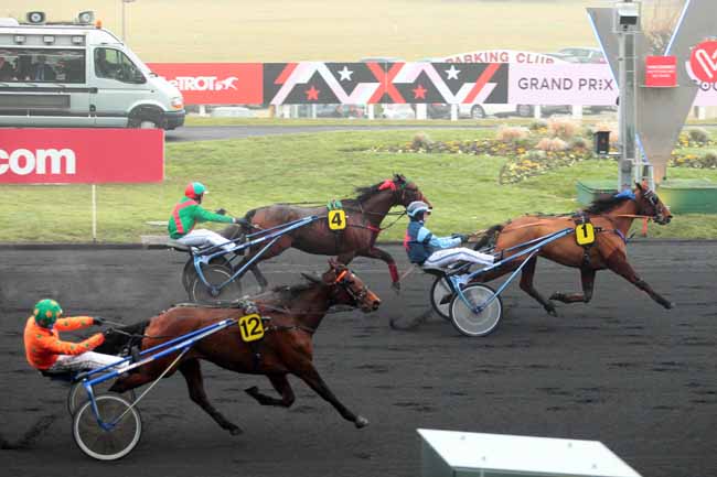 Photo d'arrivée de la course pmu PRIX DE CHALAIS à PARIS-VINCENNES le Vendredi 30 décembre 2016